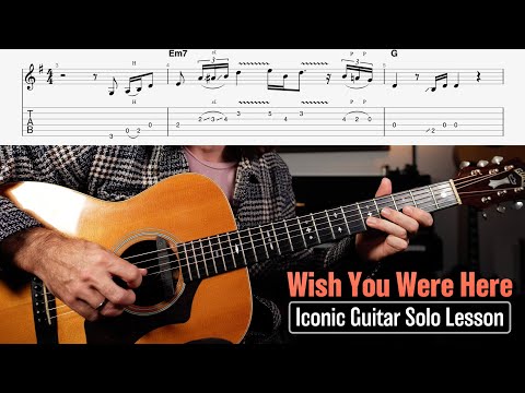 Learn David Gilmour's Iconic "Wish You Were Here" Guitar Solo!