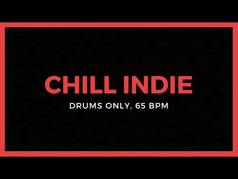 Chill Indie 65 bpm DRUMS ONLY | Jam With Me