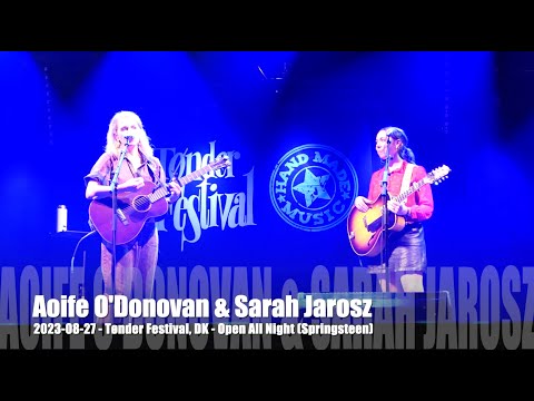 Aoife O'Donovan & Sarah Jarosz - Open All Night (Springsteen) - 2023-08-27 - Tønder Festival, DK