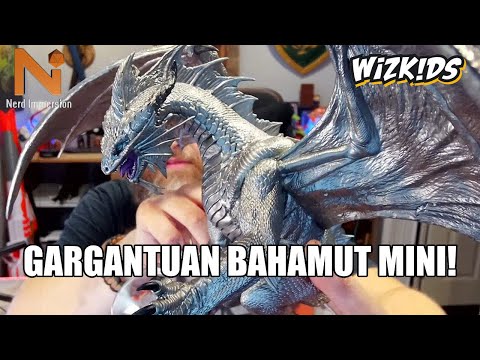 Gargantuan Bahamut Mini Review (WizKids Icons of the Realms) | Nerd Immersion
