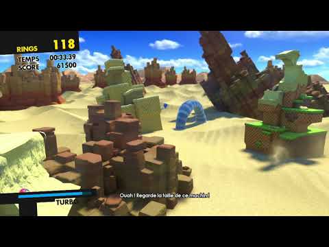 58   Walkthrough FR l Sonic Forces l Missions Glisse juste après un Piétinement