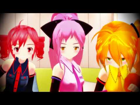 MMD Super Bass - Arisa Mitsuko, Kasane Teto & Akita Neru LG