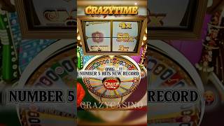 Crazytime 50X Topslot On Number 5 Hits New Record | Todays Bigwin Crazytime #shorts #trending