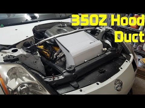 Nissan 350Z Hood Duct