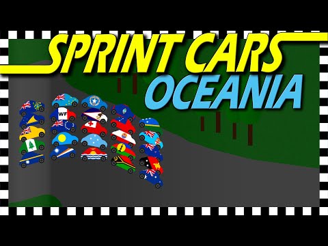 Sprint Cars Oceania - Algodoo Car Race