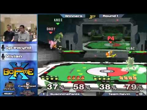 BoPME X Melee - GuacInThePants (Green) vs. Team Kevin (Red) Winners R1