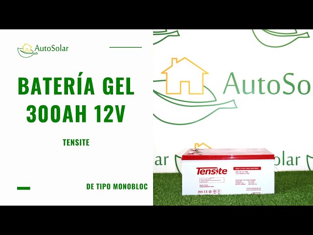 Batería GEL 12V 300Ah Tensite