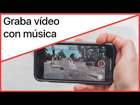 Cómo grabar un video con música de fondo en <a href=