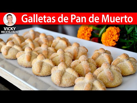 GALLETAS de PAN de MUERTO🥮😍| #VickyRecetaFacil