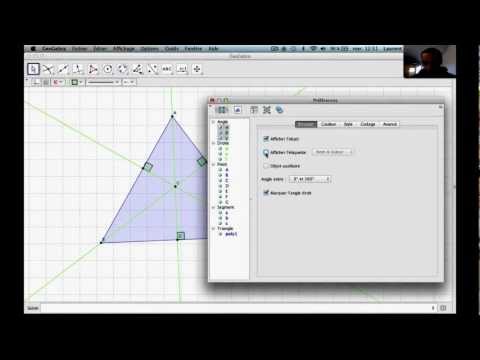 comment construire une hauteur d'un triangle quelconque