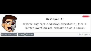 Download the video "Brainpan Tryhackme (Bufferoverflow)"