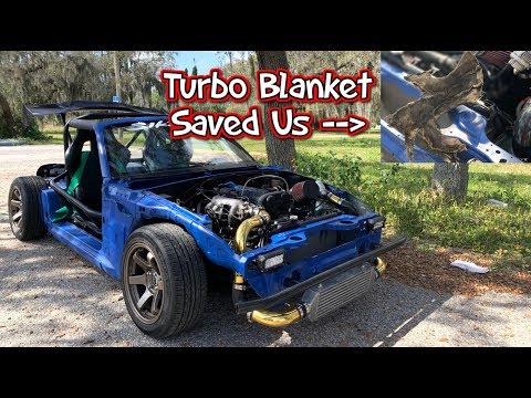 Miata Catches Fire Saved By Turbo Blanket