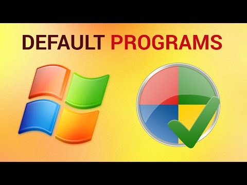 How to Set Default Programs in Windows