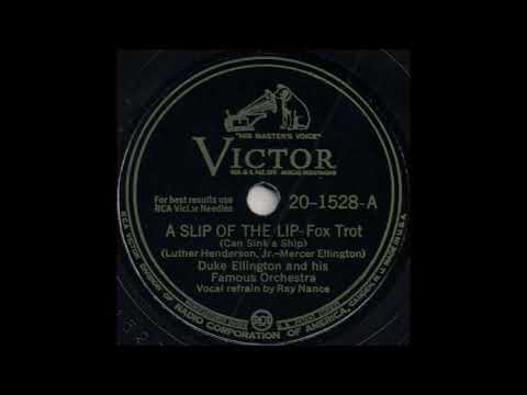 A SLIP OF THE LIP (Can Sink a Ship) / Duke Ellington and his Famous Orchestra [RCA VICTOR 20-1528-A]
