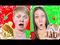 FUNNY Prank Gingerbread House Challenge! SIS vs BRO