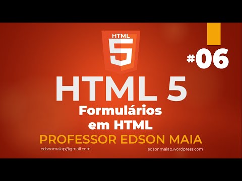 Curso de HTML 5 Aula 06 Formulários em HTML