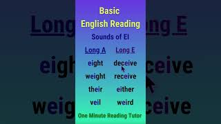 Download lagu Sounds of EI  (Basic English Reading).  #readingenglish #americanaccent #phonics mp3