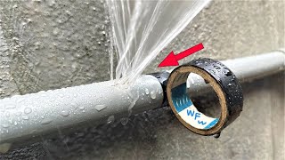 Quick Fix: Repairing a Leaking PVC Water Pipe Under Pressure