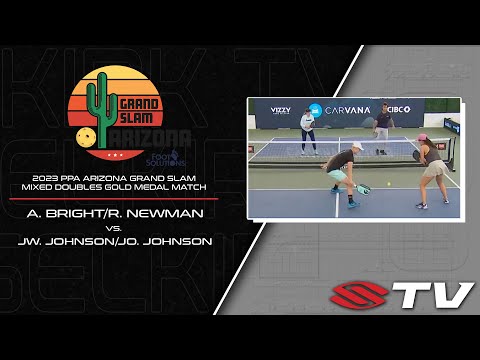 2023 PPA Arizona Grand Slam Mixed Doubles Gold - Jo. Johnson/JW. Johnson vs. A. Bright/R. Newman