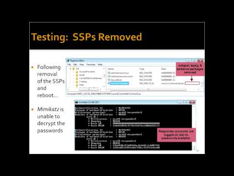 SANS DFIR WEBCAST - Protecting Privileged Domain Accounts during Live Response -