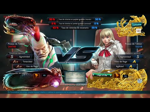 157_3 Jack (JG) VS (Tincho) Lili Rochefort - Tekken 7 ( Uchiha x24 ) Online sin Grafica