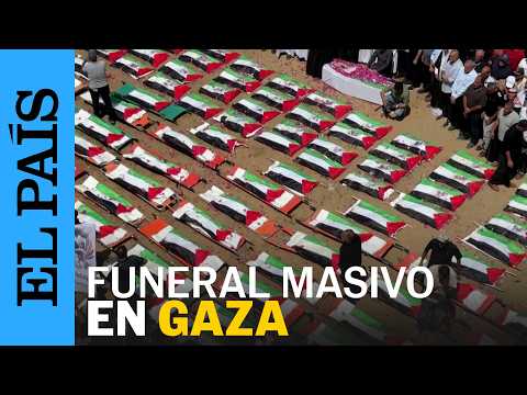 FUNERAL MASIVO en CIUDAD de GAZA | EL PAÍS