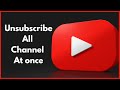 How to delete all YouTube subscriptions at once