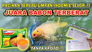 Download lagu RESEP UMPAN MILOR TERKEJAM !! UMPAN IKAN MAS INDOMIE TERJITU BABON JUARA TANPA KROTO❗❗ mp3