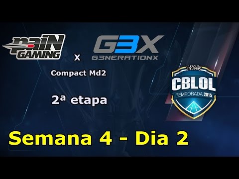paiN x G3X - CBLOL 2015 - 2ª etapa - S4 D2
