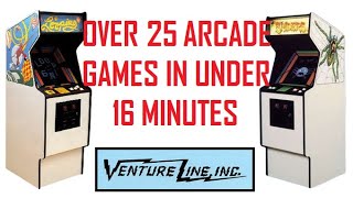 Over 25 Venture Line Arcade Games In Under 16 Minutes
