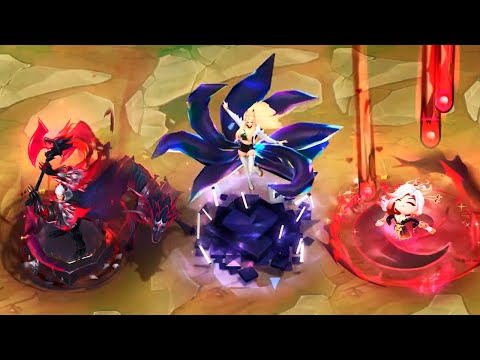 NEW K/DA Ahri, MF Prestige & Darius - PBE Preview