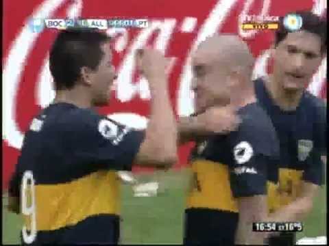Boca 2 - All Boys 1 Gol Santiago Silva / Fecha 3 Torneo Inicial
