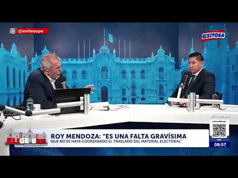 𝗣𝗲𝗹𝗶𝗴𝗿𝗮 𝗹𝗮 𝗽𝗮𝘇 𝗽𝗼𝘀𝘁-𝗲𝗹𝗲𝗰𝘁𝗼𝗿𝗮𝗹: 𝗥𝗼𝘆 𝗠𝗲𝗻𝗱𝗼𝘇𝗮 𝗱𝗲𝗻𝘂𝗻𝗰𝗶𝗮 𝗳𝗮𝗹𝗹𝗼𝘀 𝗰𝗿𝗶́𝘁𝗶𝗰𝗼𝘀 𝗱𝗲 𝗴𝗲𝘀𝘁𝗶𝗼́𝗻