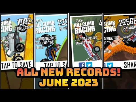 ALL NEW RECORDS (June 2023) Hill Climb Racing