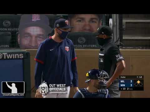 Ejection 25 - Umpire Jeremie Rehak Ejects Marwin Gonzalez After Extra Inning Strikeout