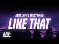 Doja Cat Like That Lyrics Ft Gucci Mane