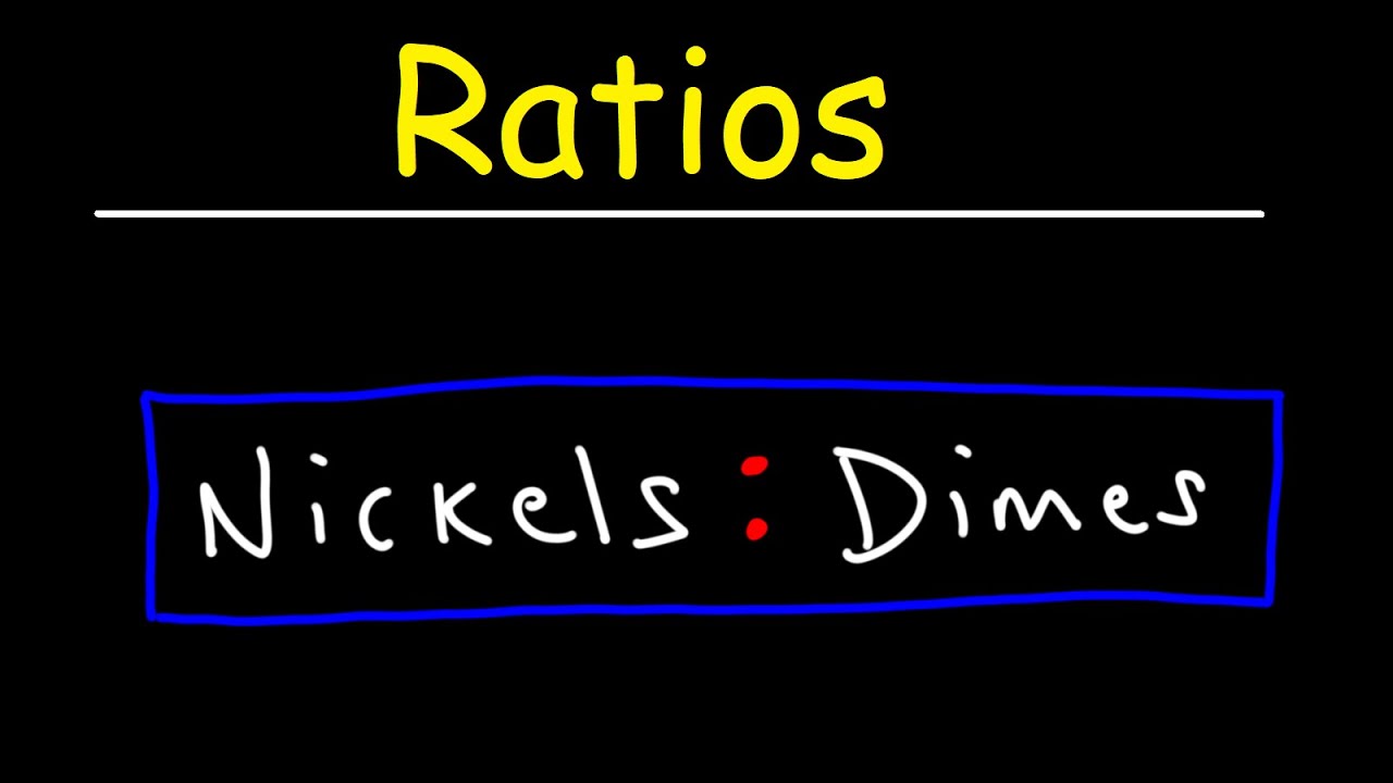 How To Calculate the Ratio of Nickels to Dimes in a Jar - GED Math Word Problem