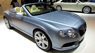 2014 Bentley Continental GT V8 Convertible - Exterior and Interior Walkaround - 2013 LA Auto Show