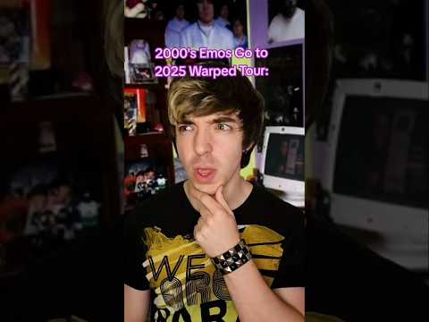 2000's Emos Go to 2025 Warped Tour @iamBENJIx #emo #alternative #2000s #poppunk #warpedtour