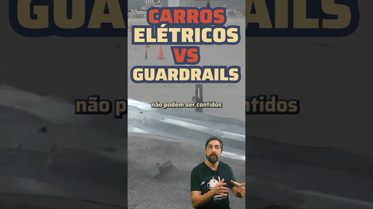 Carros elétricos versus guardrails
