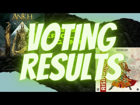 Voting Results - Best Eric Lang Game