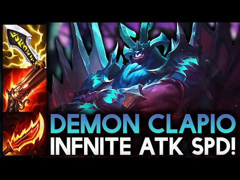 INFINITE ATTACK SPEED CLAPIO IS 1V9 HYPER-CARRY!! | Teamfight Tactics Patch 11.24