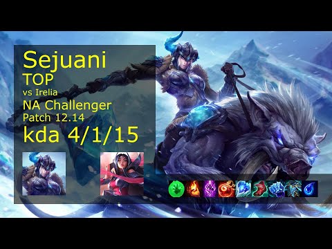 Rank 1 NA Sejuani Top: Sejuani vs Irelia