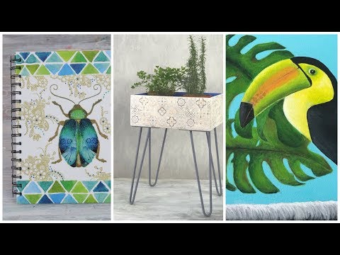 ManoslaObraTv 2018 - Programa 72 - Reciclado - Decoupage - Pintar Cuadros