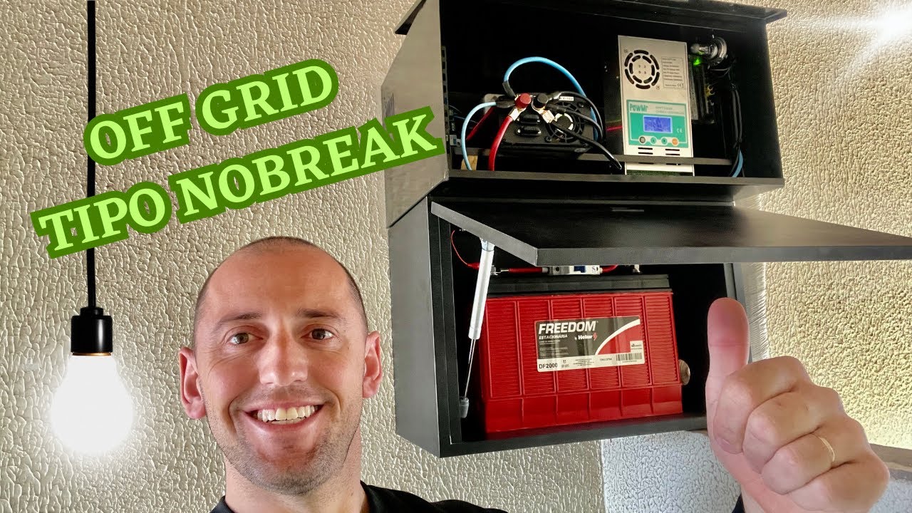 Sistema Off Grid tipo Nobreak para residências
