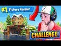 The 1 HOUSE CHALLENGE in Fortnite: Battle Royale!