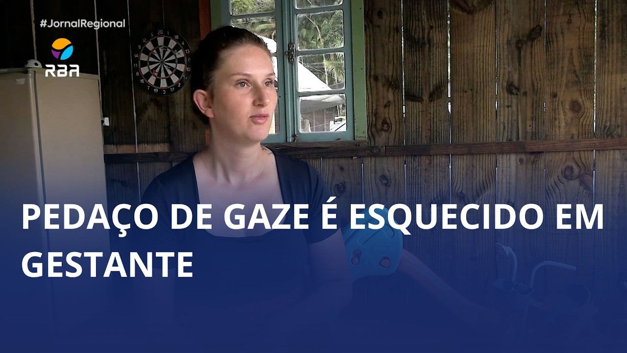 Gestante denuncia que hospital deixou gaze esquecida após parto