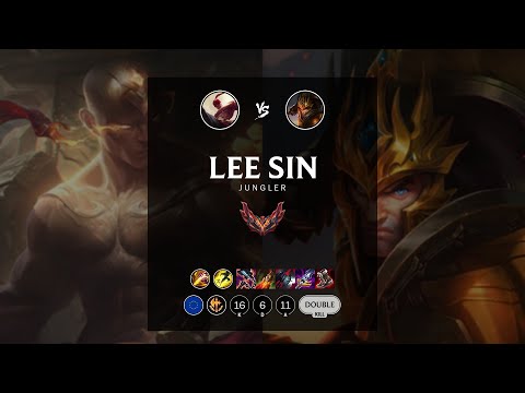 Lee Sin Jungle vs Jarvan IV - EUW Grandmaster Patch 12.6