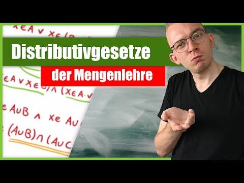 Distributibgesetze der Mengenlehre