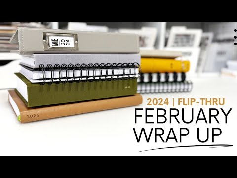 February Wrap Up 2024 | Every Layout & Project I Created In February